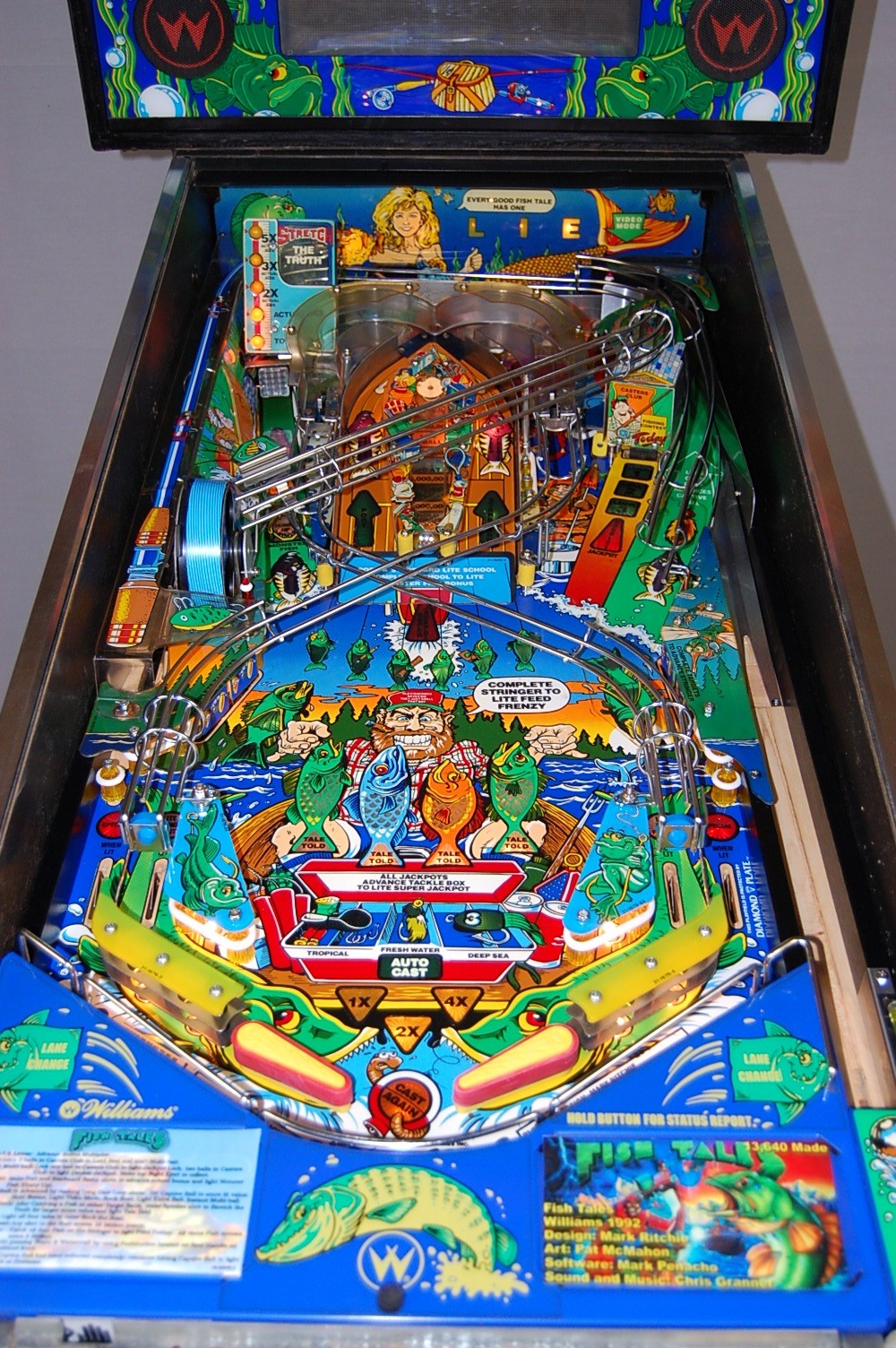 Fish Tales Pinball by Williams Elite Home Gamerooms